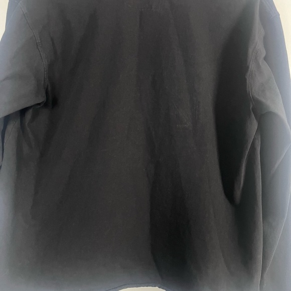 Frank & Eileen - PATRICK Popover Henley in black size medium flaw - Picture 6 of 8